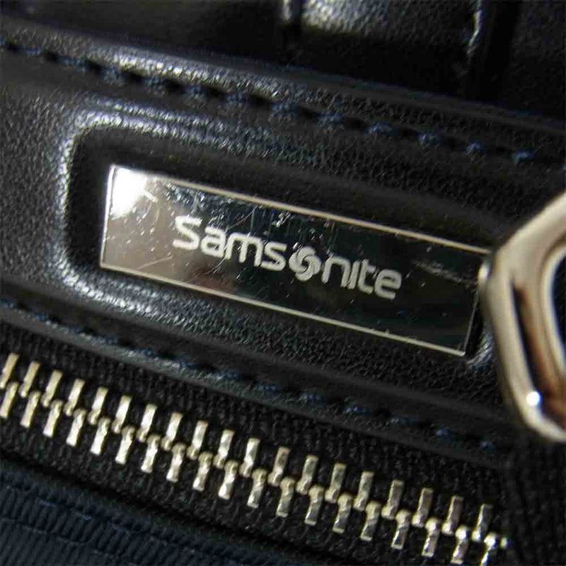 Samsonite サムソナイト Epid Briefcase エピッド 2WAY ブリーフケース ビジネス ネイビー系【中古】