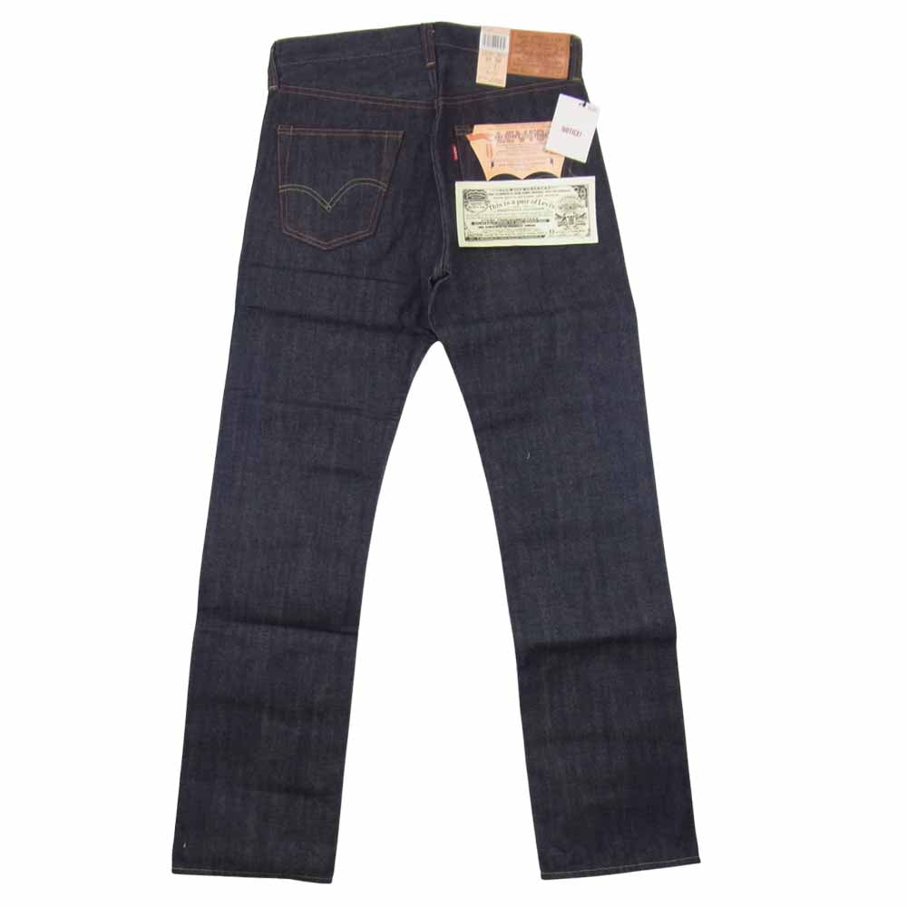 Levi's リーバイス 47501-0017 LVC 日本製 1947年復刻 501XX リジッド インディゴブルー系 33【新古品】【未使用】【中古】