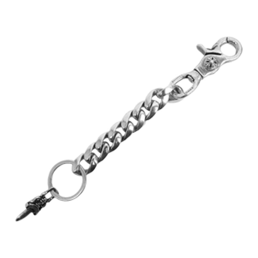 CHROME HEARTS クロムハーツ（原本無） 海外インボイス原本付属 クラシック リンク ロング キーチェーン 8リンク シルバー系【中古】
