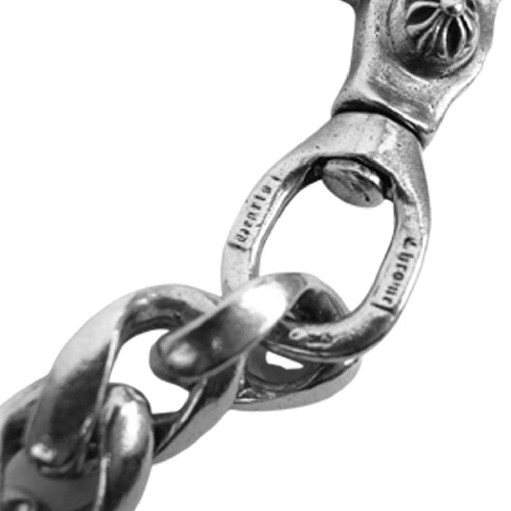 CHROME HEARTS クロムハーツ（原本無） 海外インボイス原本付属 クラシック リンク ロング キーチェーン 8リンク シルバー系【中古】