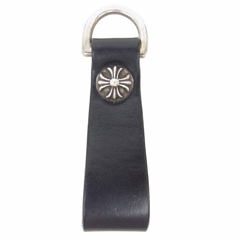 CHROME HEARTS クロムハーツ（原本無） BELT LOOP D RING クロスボール ベルトループ ブラック系【中古】