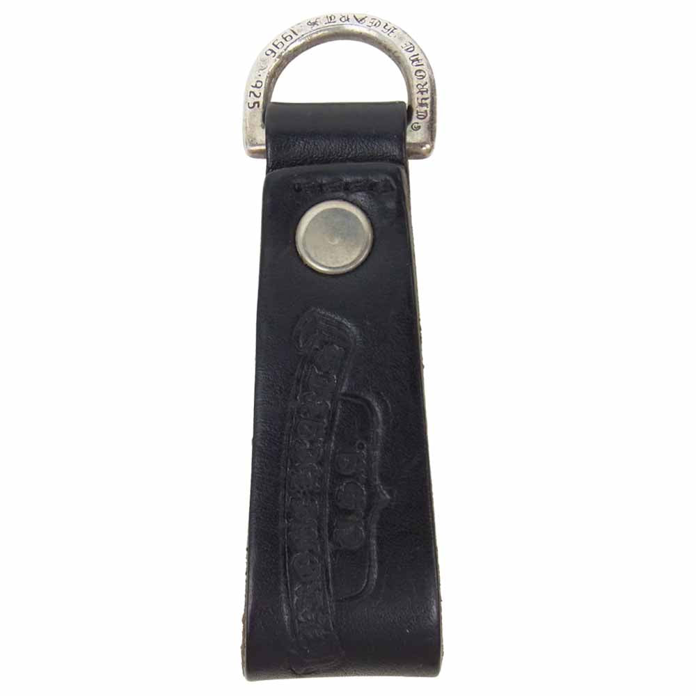 CHROME HEARTS クロムハーツ（原本無） BELT LOOP D RING クロスボール ベルトループ ブラック系【中古】