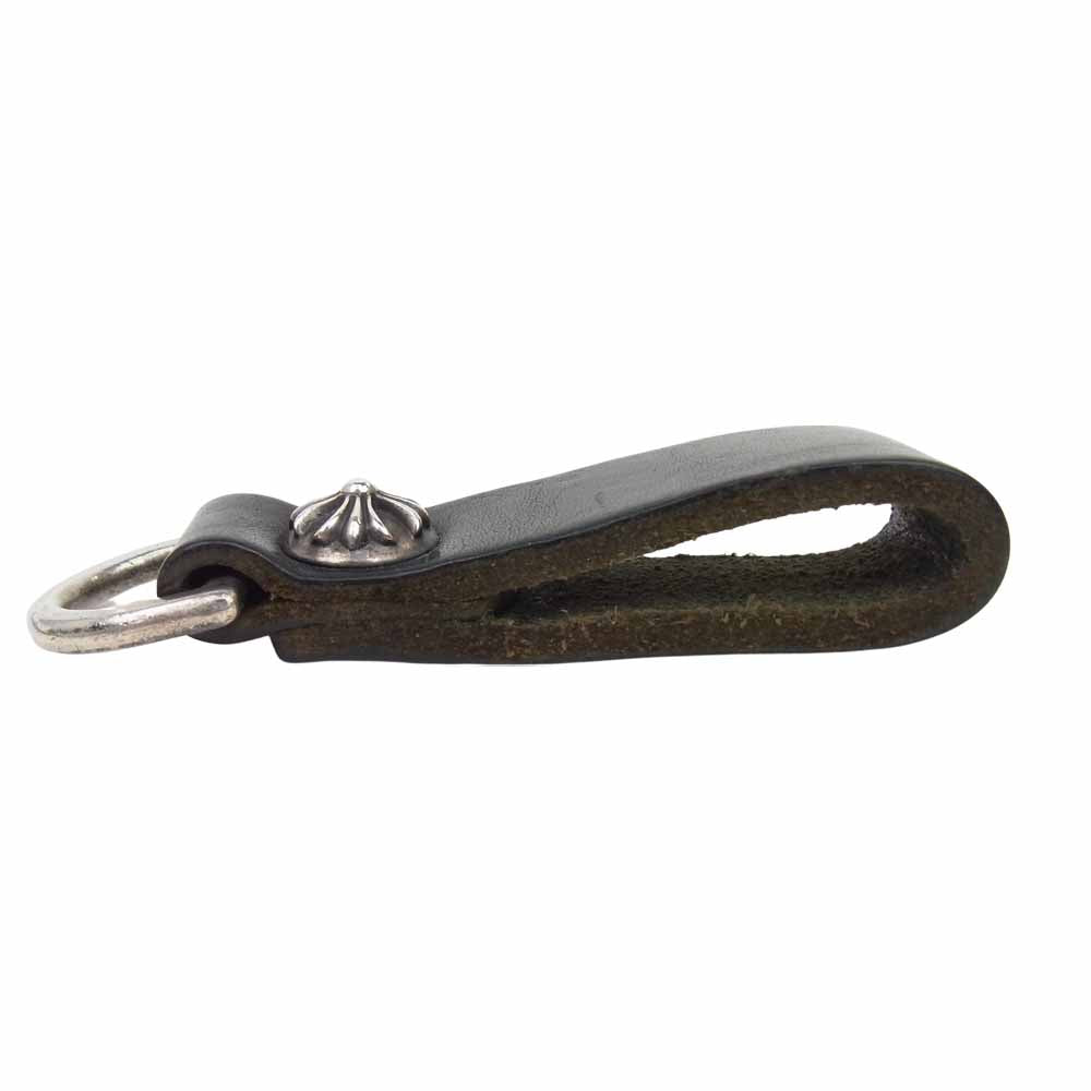 CHROME HEARTS クロムハーツ（原本無） BELT LOOP D RING クロスボール ベルトループ ブラック系【中古】