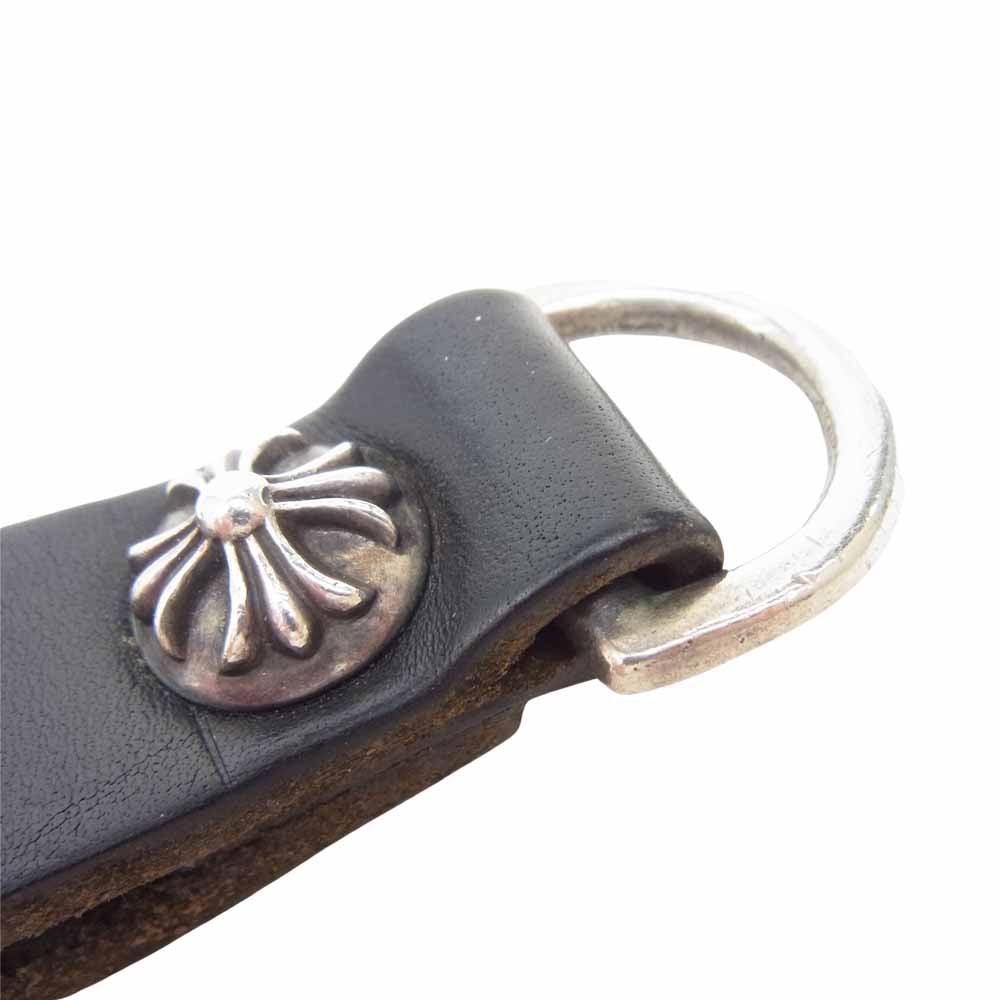 CHROME HEARTS クロムハーツ（原本無） BELT LOOP D RING クロスボール ベルトループ ブラック系【中古】