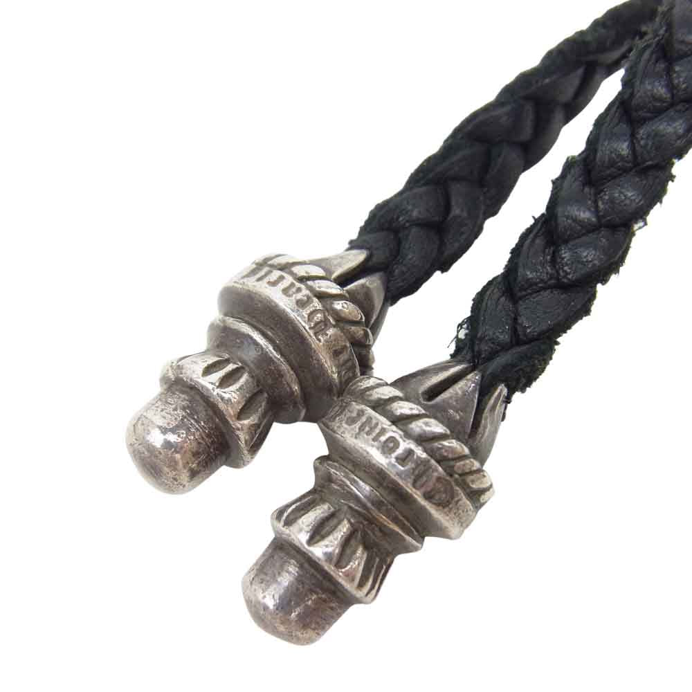 CHROME HEARTS クロムハーツ（原本有） CH CRS SML BC スモール クロス レザーブレード ボロチップ ネックレス シルバー系【中古】