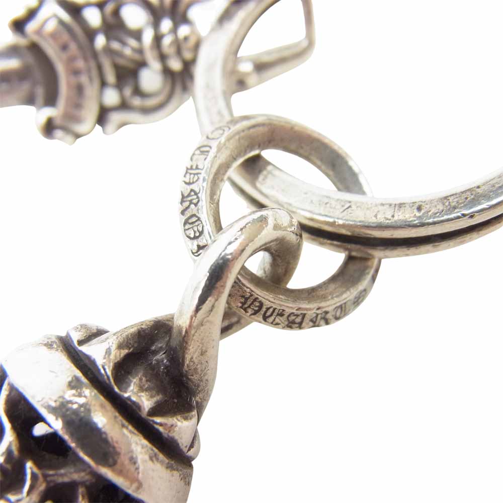 CHROME HEARTS クロムハーツ（原本無） Celtic Roller Keychain ケルティックローラー キーリング シルバー系【中古】