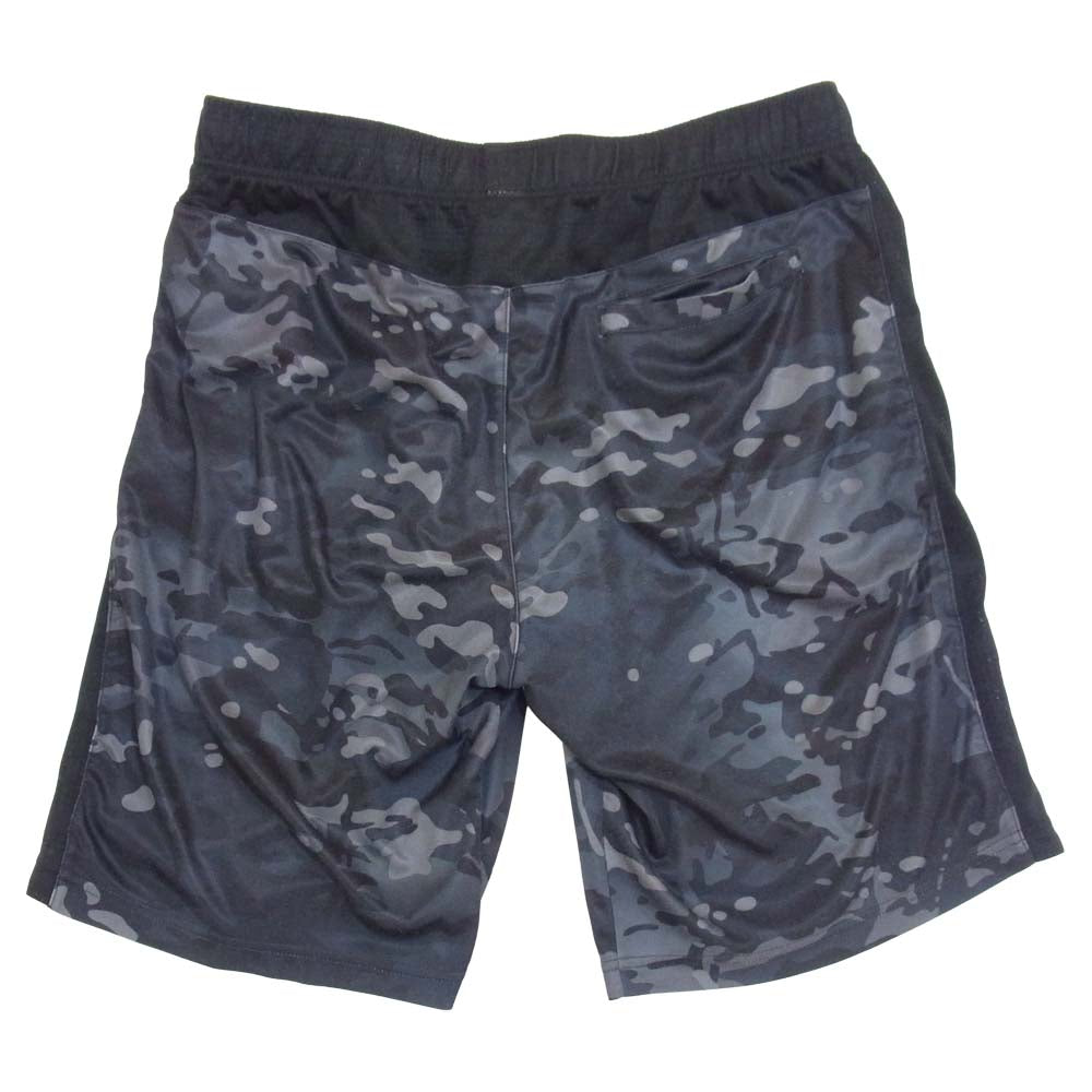 F.C.R.B. エフシーアールビー 15SS DRI-FIT FLASH SHORTS カモ柄 ゲーム ショーツ 黒灰系 M【中古】
