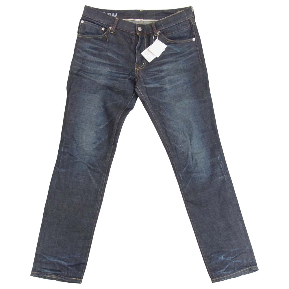 VISVIM ビズビム 17SS 117205005010  SOCIAL SCULPTURE 04 non wash ノンウォッシュ デニムパンツ インディゴブルー系 32【美品】【中古】