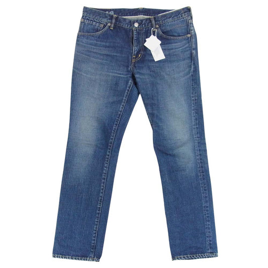 VISVIM ビズビム 17SS 0118205005032 SOCIAL SCULPTURE 04 DAMAGED-16 ダメージ加工 デニムパンツ インディゴブルー系 34【極上美品】【中古】