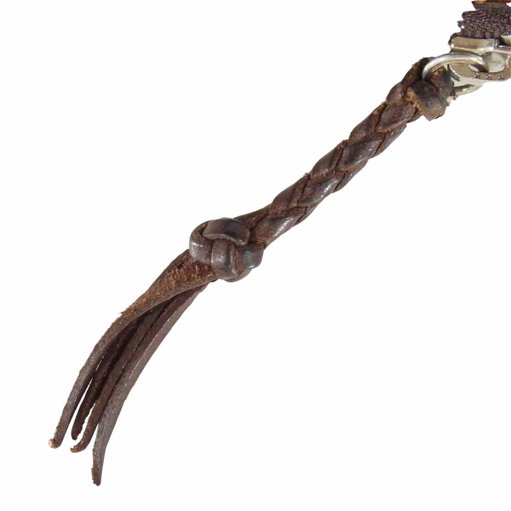WINGROCK ウィングロック 型押し コインケース コイン ケース ジップ ライトブラウン系【美品】【中古】