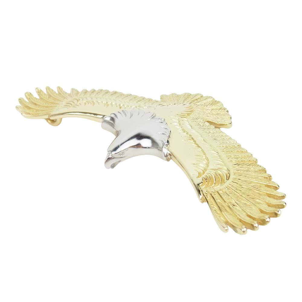 WINGROCK ウィングロック 新品仕上げ済 K18 両目ダイヤ プラチナヘッド 大イーグル【極上美品】【中古】