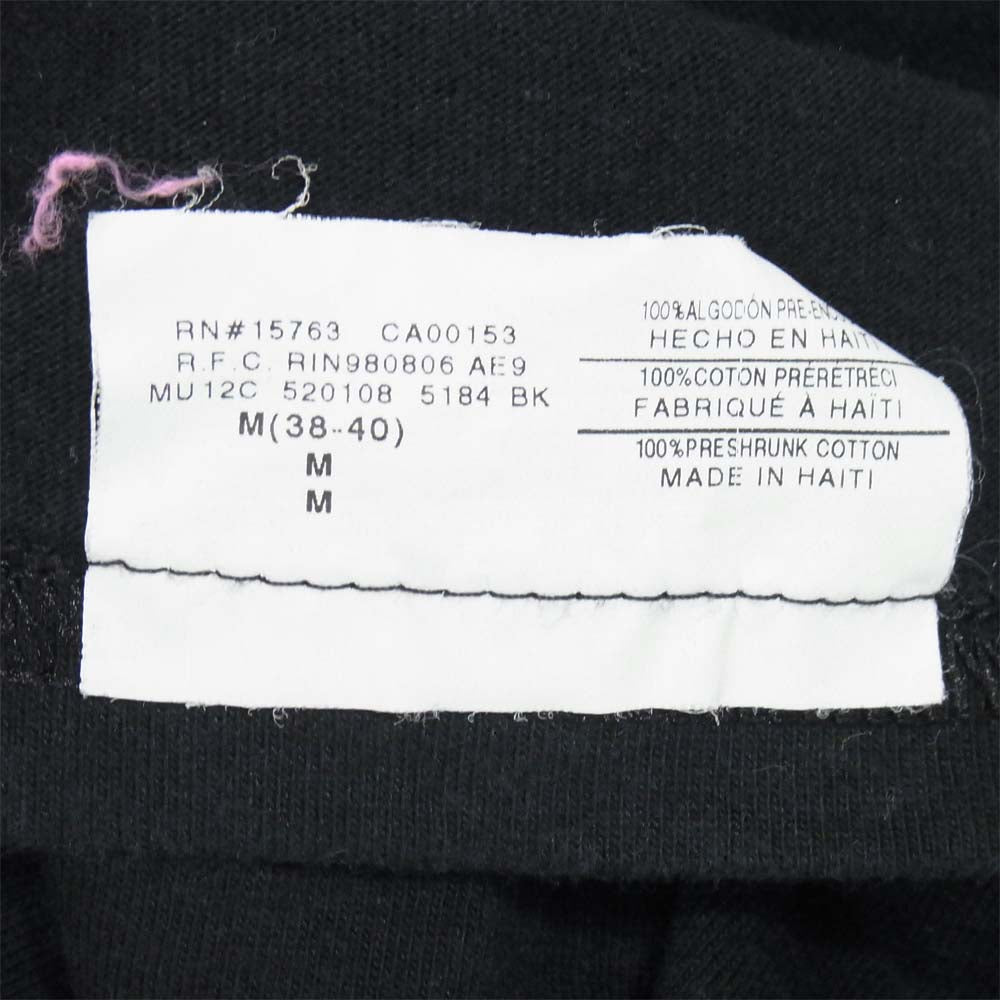 TRAVIS WALKER トラヴィスワーカー HANES BEEFY ボディ プリント 半袖 Tシャツ ダークネイビー系 M【中古】