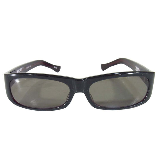 TRAVIS WALKER トラヴィスワーカー SG001TW 販売証明カード付属 SHADYZ スクエア サングラス 黒赤系 55□105 134【中古】