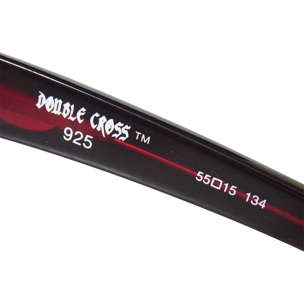 TRAVIS WALKER トラヴィスワーカー SG001TW 販売証明カード付属 SHADYZ スクエア サングラス 黒赤系 55□105 134【中古】