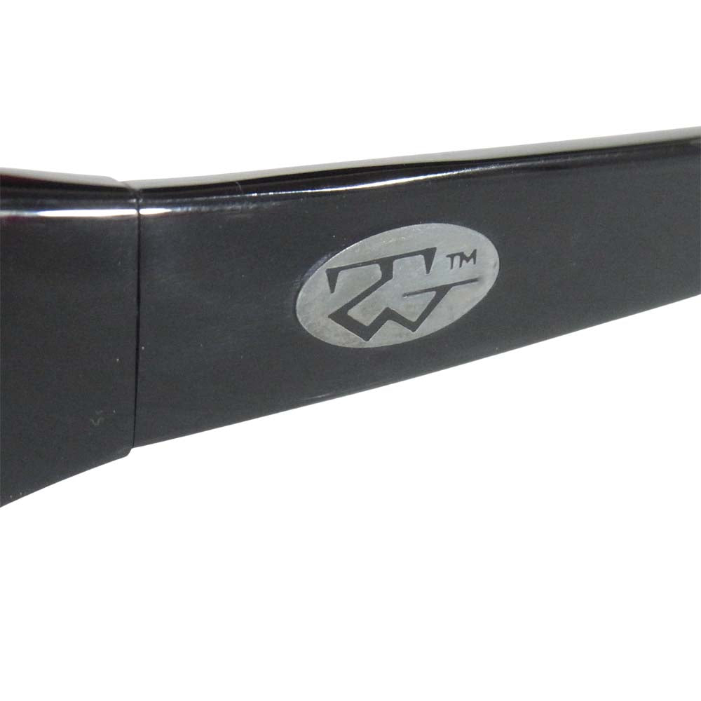 TRAVIS WALKER トラヴィスワーカー SG001TW 販売証明カード付属 SHADYZ スクエア サングラス 黒赤系 55□105 134【中古】