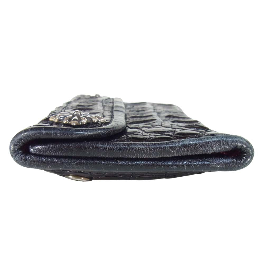 TRAVIS WALKER トラヴィスワーカー Large 3 Fold Wallet ラージ 3ホールド ウォレット カスタム 財布 ブラック系【中古】