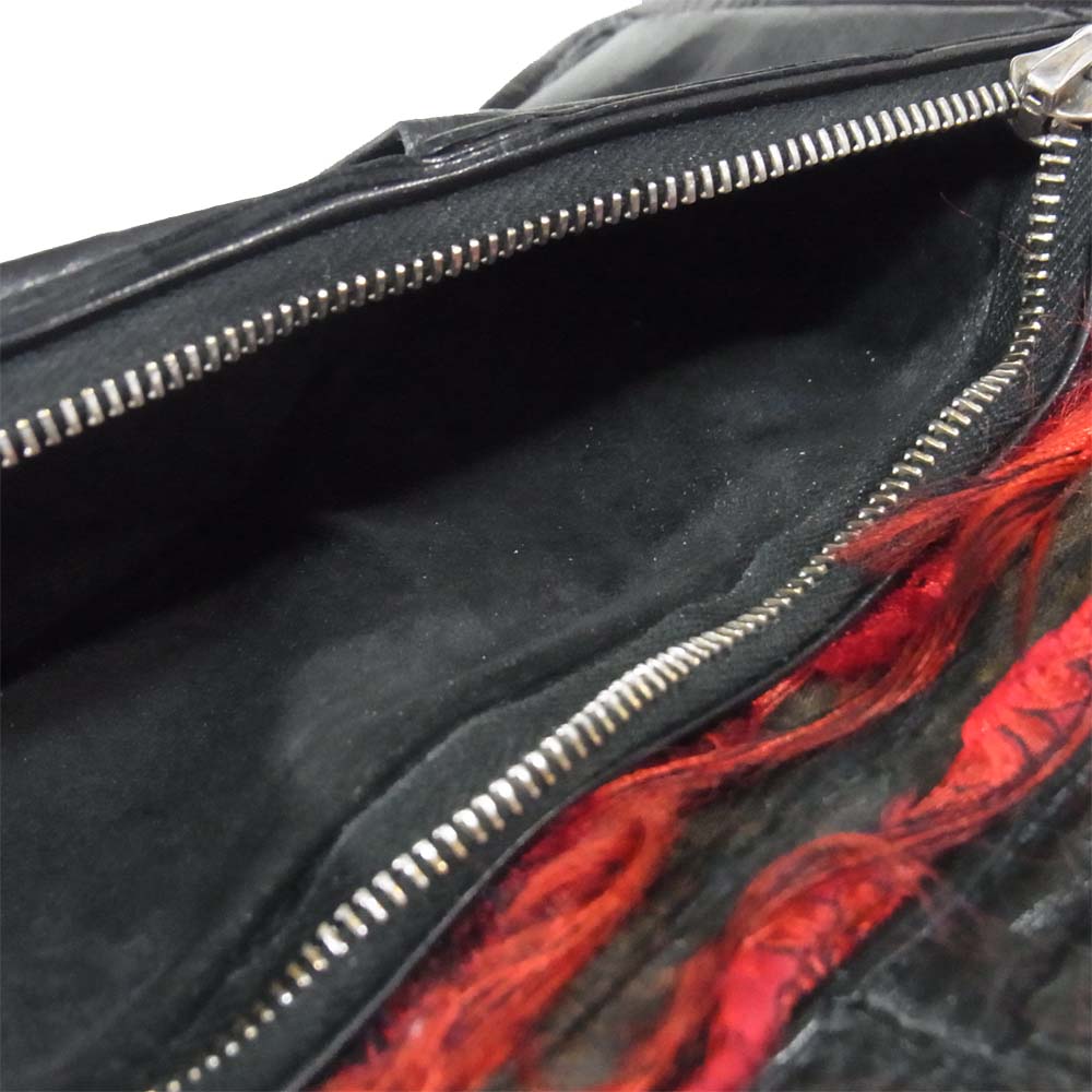 TRAVIS WALKER トラヴィスワーカー Large 3 Fold Wallet ラージ 3ホールド ウォレット カスタム 財布 ブラック系【中古】