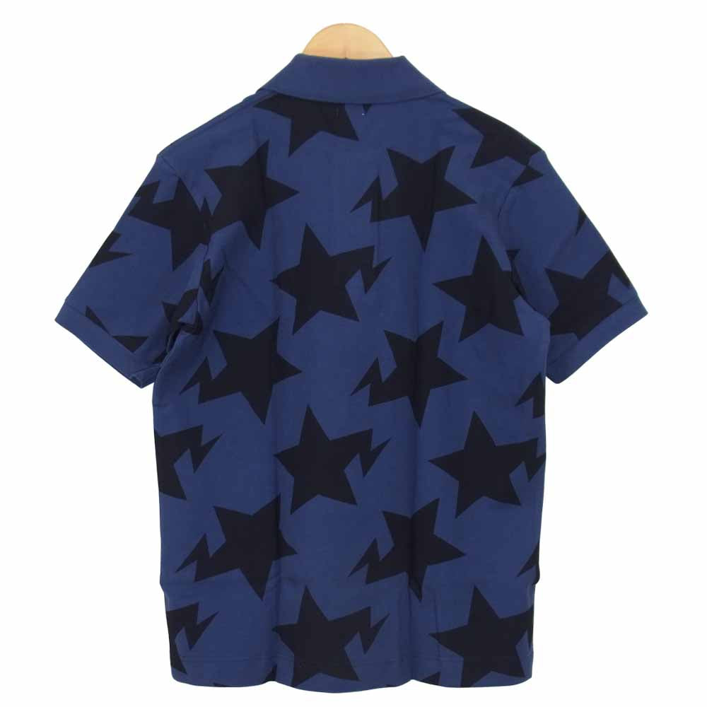 A BATHING APE アベイシングエイプ スター 星 ポロシャツ ネイビー系 M