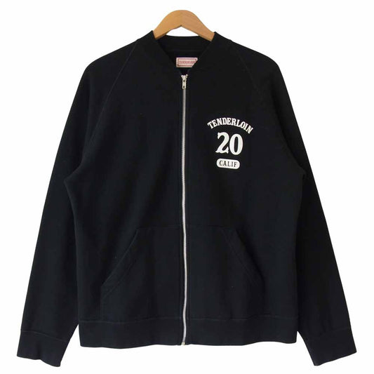 TENDERLOIN テンダーロイン 20 CALIF ジップ スウェット ブラック系 L【中古】