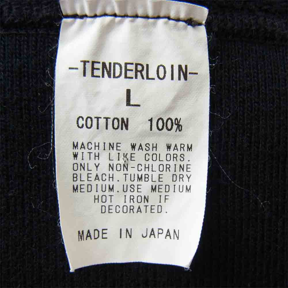TENDERLOIN テンダーロイン 20 CALIF ジップ スウェット ブラック系 L【中古】