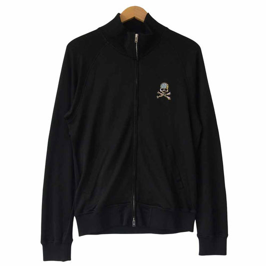 mastermind JAPAN マスターマインドジャパン MO-BL3-40 国内正規品 GINGAM シルク ジャージ ジャケット ブラック系 M【中古】