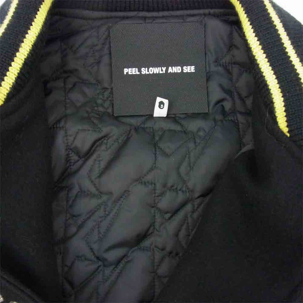 A BATHING APE アベイシングエイプ × FUTURA フューチュラ ×UNKLE アンクル コラボ スタジャン  ブラック系 オフホワイト系 L【中古】
