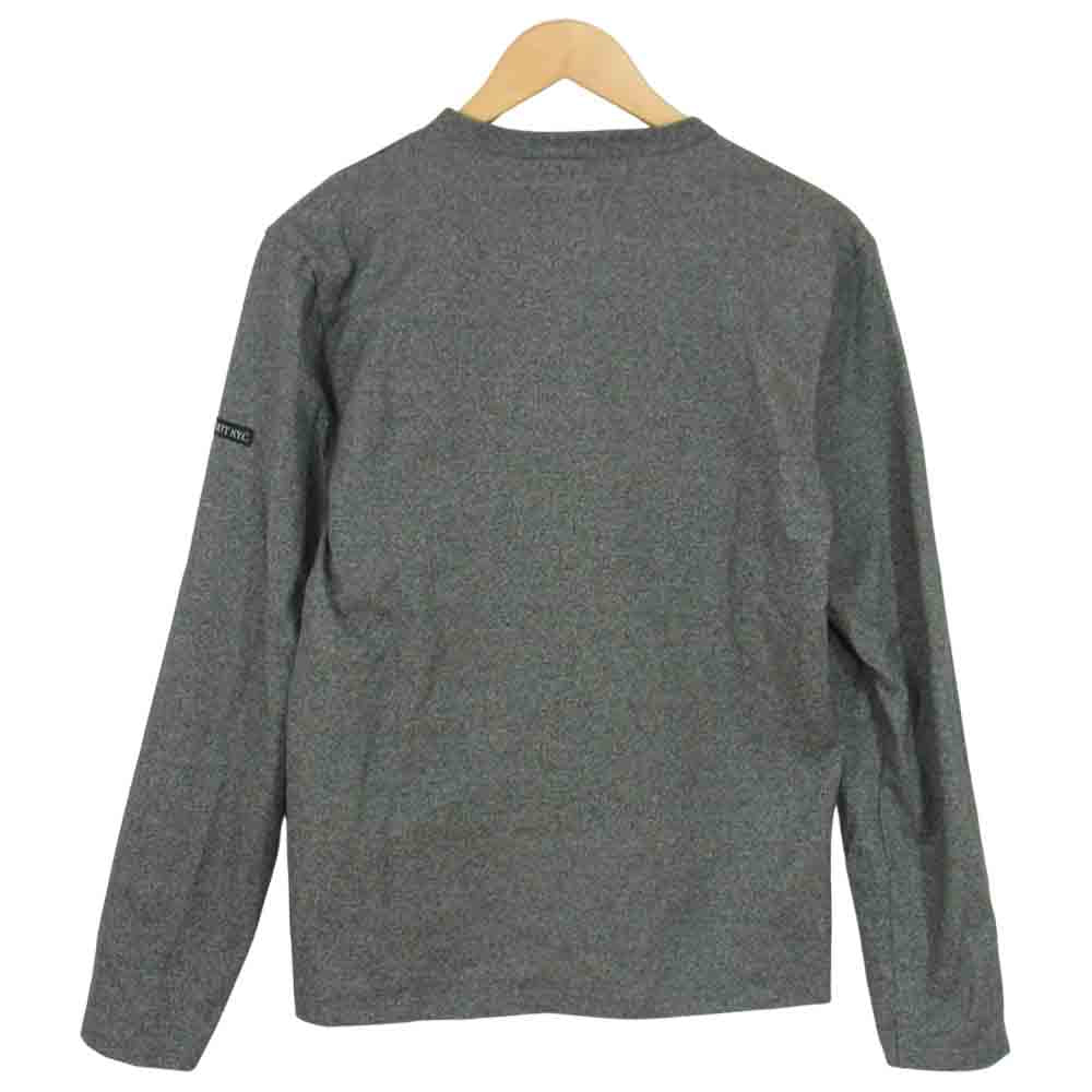 schott ショット 3143092 レザーポケット ワンスター 長袖 Tシャツ グレー系 S【中古】