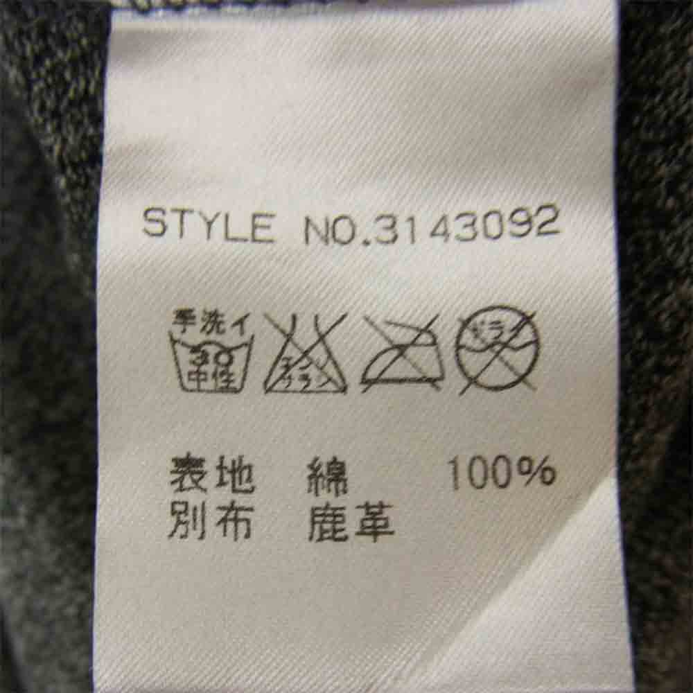 schott ショット 3143092 レザーポケット ワンスター 長袖 Tシャツ グレー系 S【中古】
