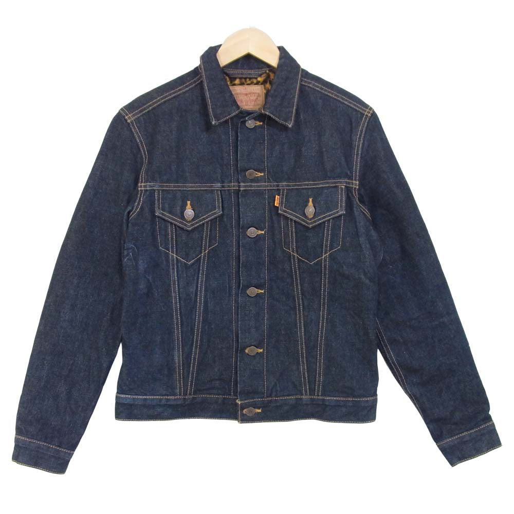 Supreme シュプリーム 12AW × Levis リーバイス Leopard Denim Jacket レオパード デニム ジャケット インディゴブルー系 S【中古】