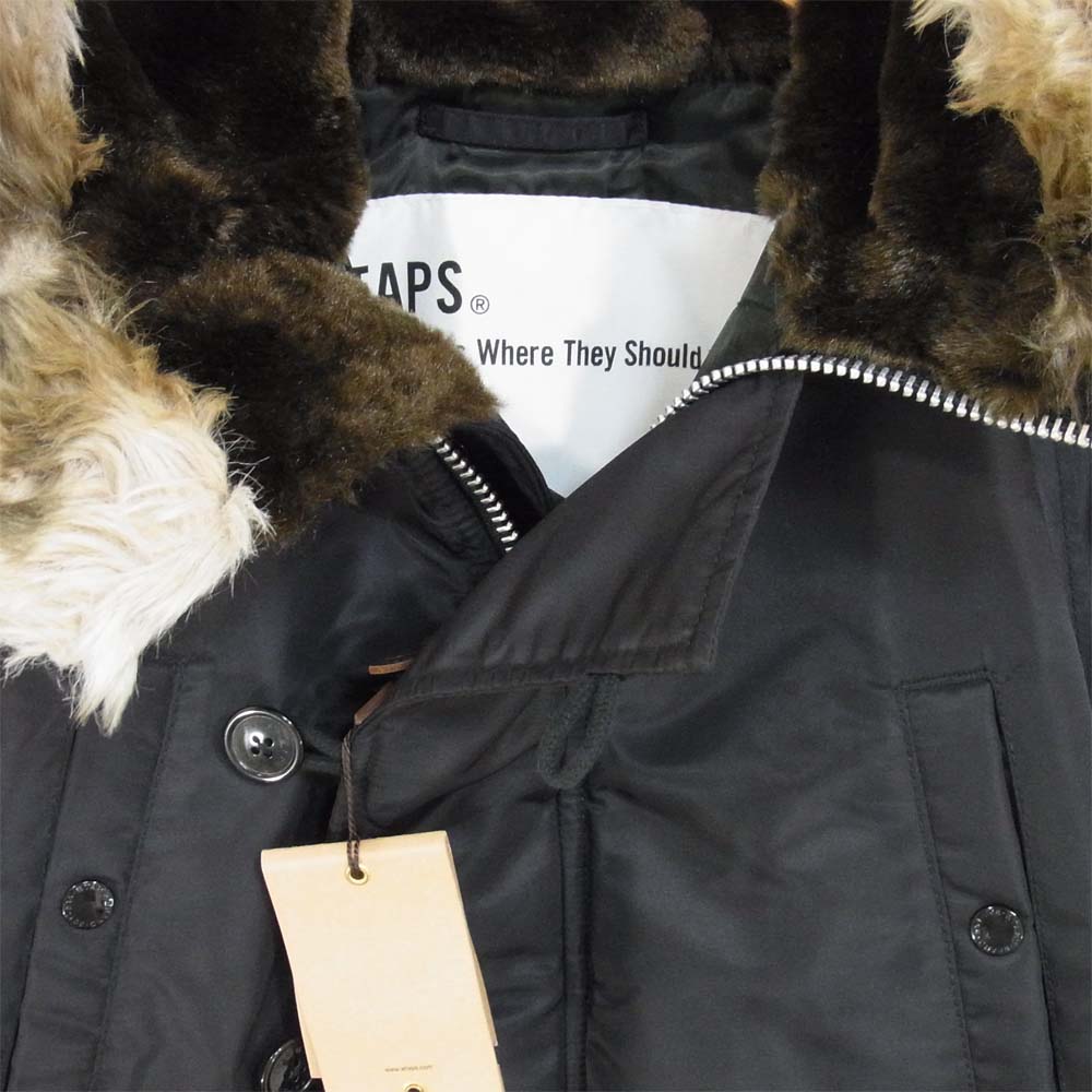 WTAPS ダブルタップス 16AW 162GWDT-JKM05 N-3B / JACKET. NYLON. TWILL ジャケット ブラック系 S【美品】【中古】