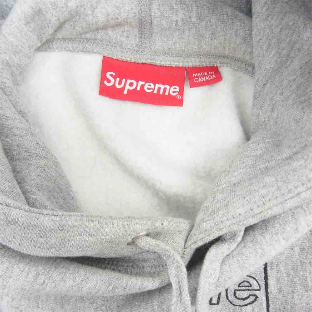 Supreme シュプリーム 21SS KAWS Chalk Logo Hooded Sweatshirt カウズ チョーク ボックスロゴ パーカー  グレー系 S【美品】【中古】