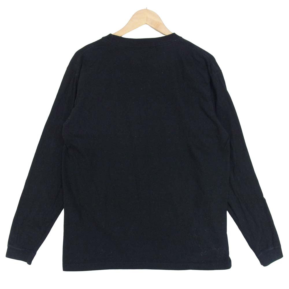 Yohji Yamamoto ヨウジヤマモト GD-T42-058 GroundY グランドワイ open your side L/S TEE ロンT ブラック系 3【中古】
