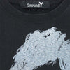 Yohji Yamamoto ヨウジヤマモト GD-T42-058 GroundY グランドワイ open your side L/S TEE ロンT ブラック系 3【中古】