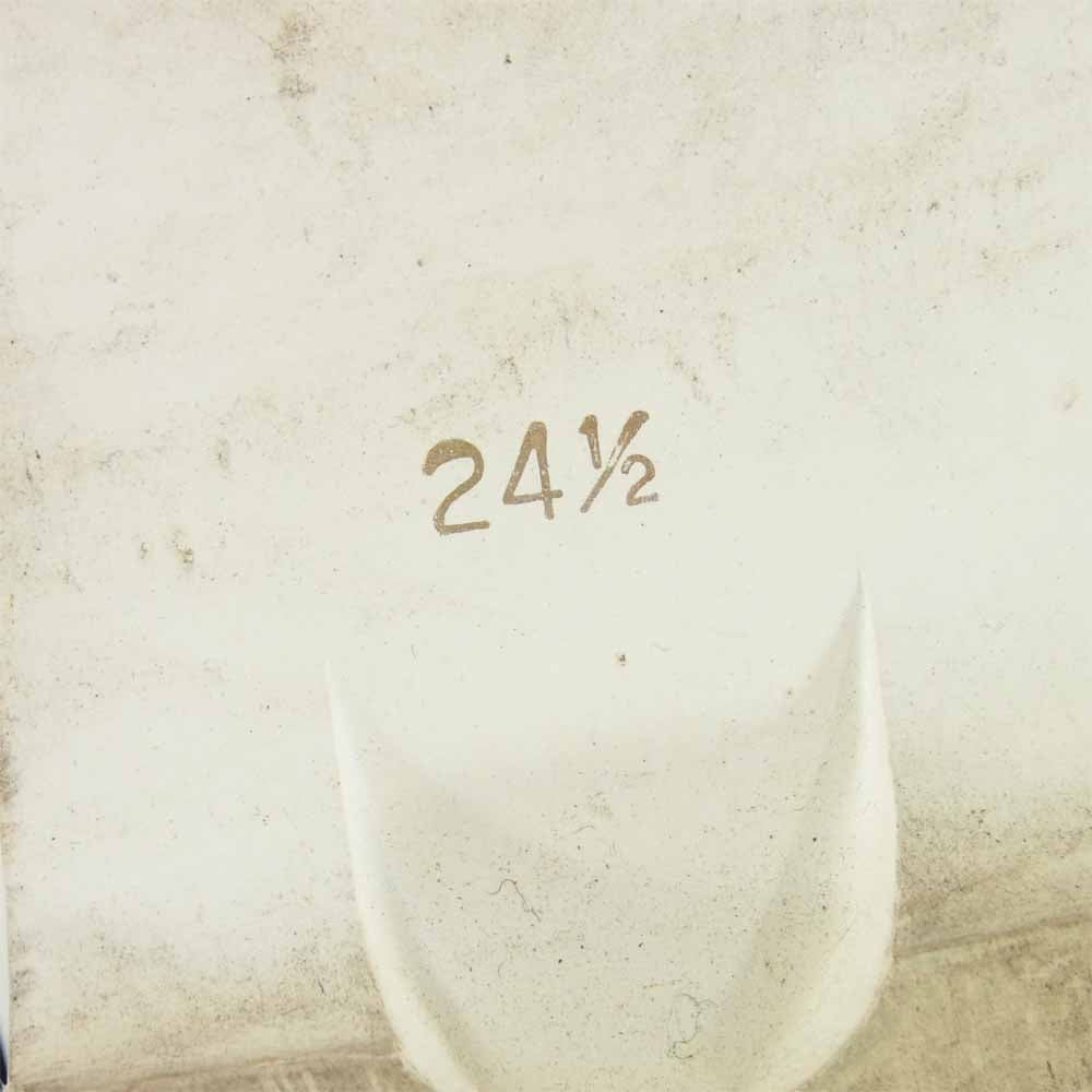 COMME des GARCONS コムデギャルソン レザー プレーントゥ シューズ 日本製 ホワイト系 24.5cm【中古】