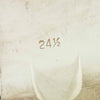 COMME des GARCONS コムデギャルソン レザー プレーントゥ シューズ 日本製 ホワイト系 24.5cm【中古】