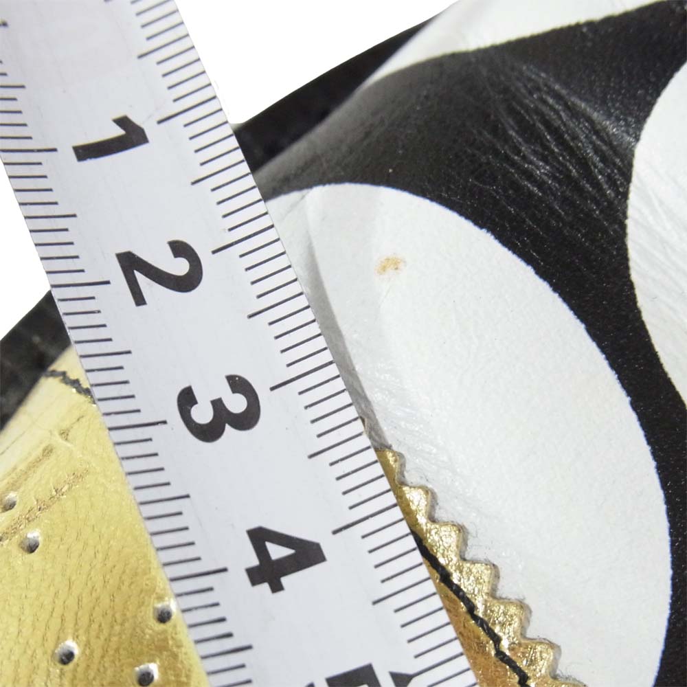 COMME des GARCONS HOMME PLUS コムデギャルソンオムプリュス 13SS ドット シューズ 日本製 黒白金系 25cm【中古】