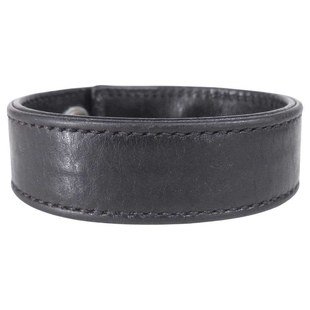 CHROME HEARTS クロムハーツ（原本無） 3BTN 2SNP 3ボタン 2スナップ ブレスレット ブラック系【中古】