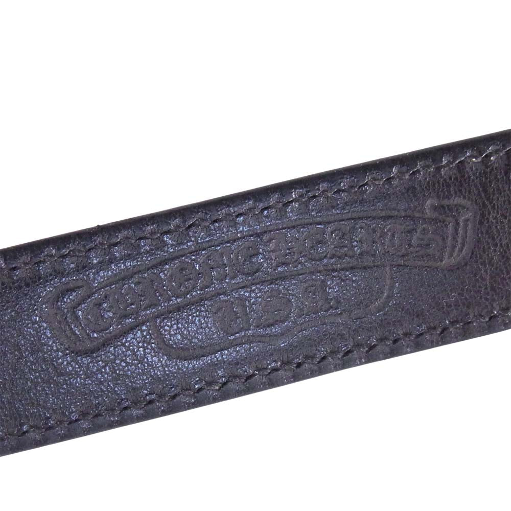 CHROME HEARTS クロムハーツ（原本無） 3BTN 2SNP 3ボタン 2スナップ ブレスレット ブラック系【中古】