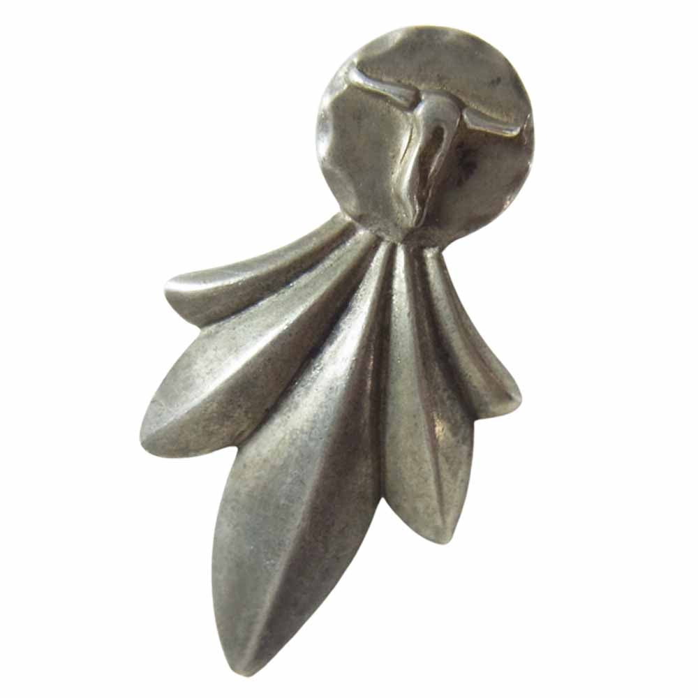 タディアンドキング ロングホーン リリー ペンダントトップ シルバー系【中古】