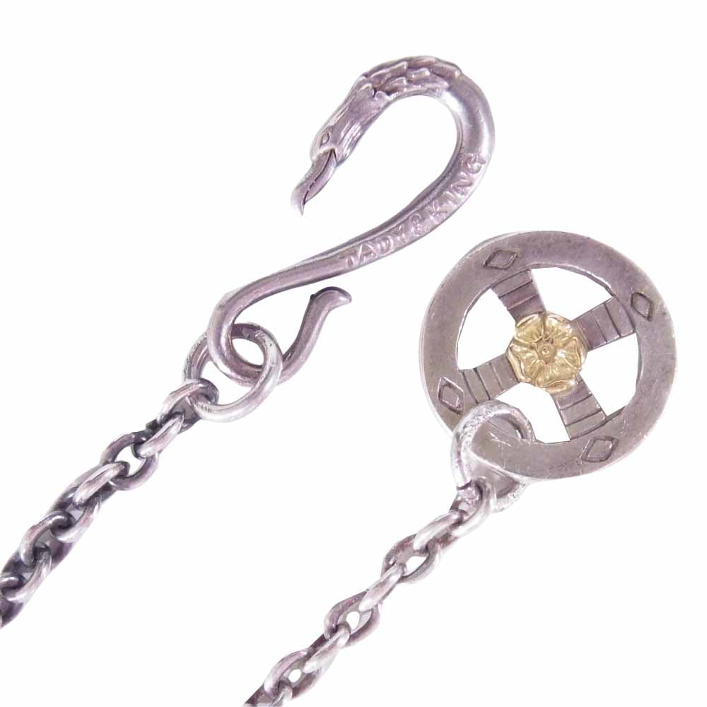 TADY&KING タディアンドキング イーグルフック レギュラーホイール GPウルフ 太丸 ネックレス シルバー系【中古】