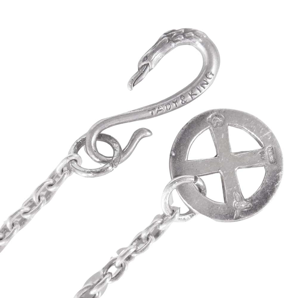 TADY&KING タディアンドキング イーグルフック レギュラーホイール GPウルフ 太丸 ネックレス シルバー系【中古】