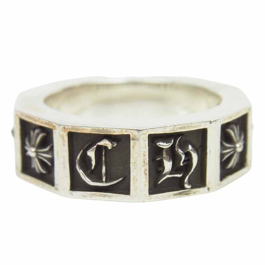 CHROME HEARTS クロムハーツ（原本有） ALPHABET BLOCK アルファベット ブロック CHプラス リング シルバー系 25号【中古】