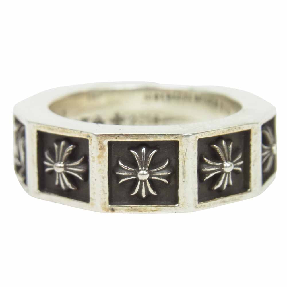 CHROME HEARTS クロムハーツ（原本有） ALPHABET BLOCK アルファベット ブロック CHプラス リング シルバー系 25号【中古】