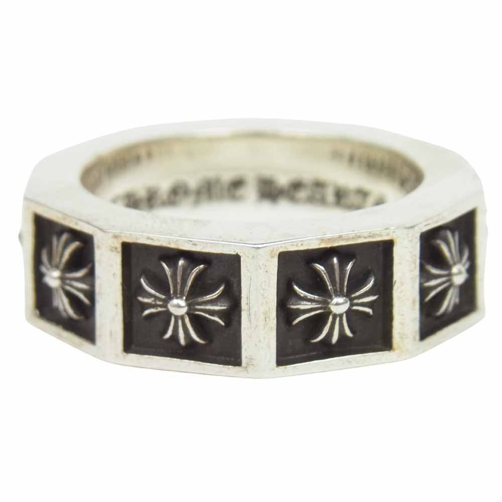 CHROME HEARTS クロムハーツ（原本有） ALPHABET BLOCK アルファベット ブロック CHプラス リング シルバー系 25号【中古】