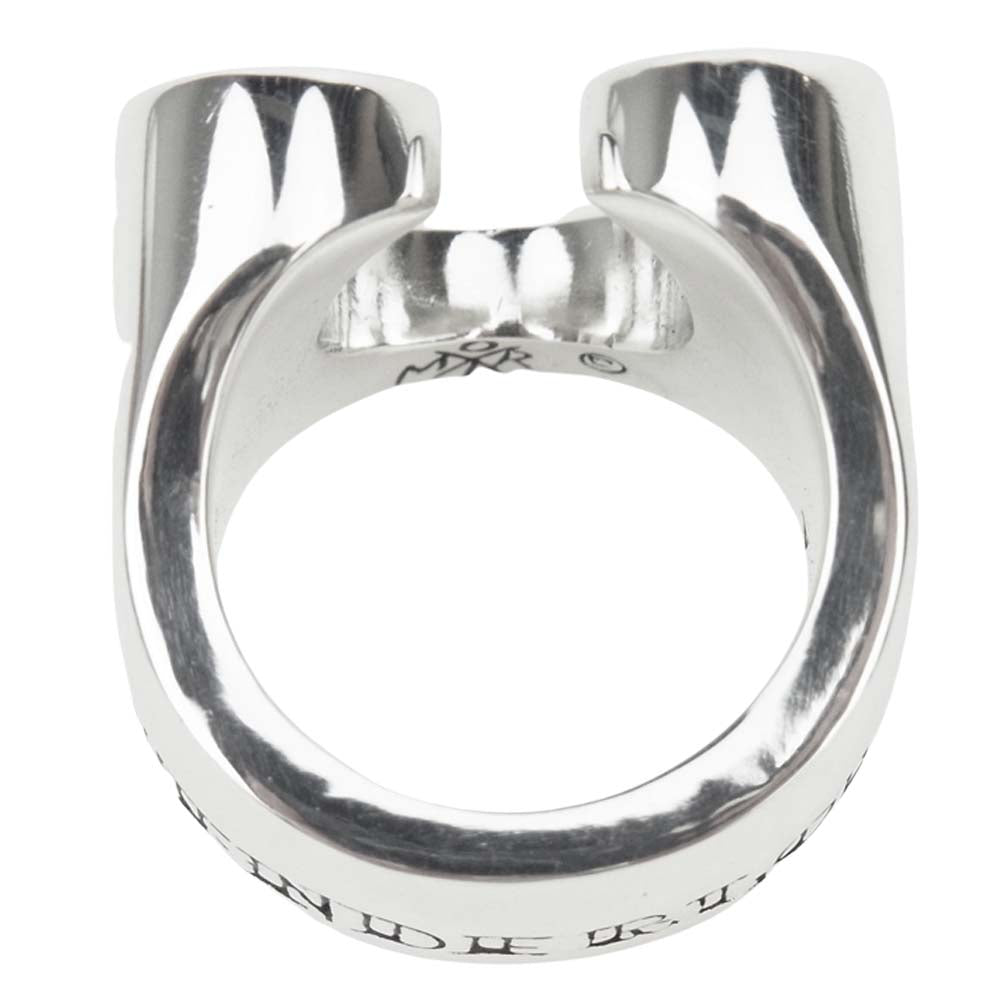 TENDERLOIN テンダーロイン 新品仕上げ済み T-H.S RING SILVER STONE ホースシュー ダイヤ リング シルバー系【極上美品】【中古】
