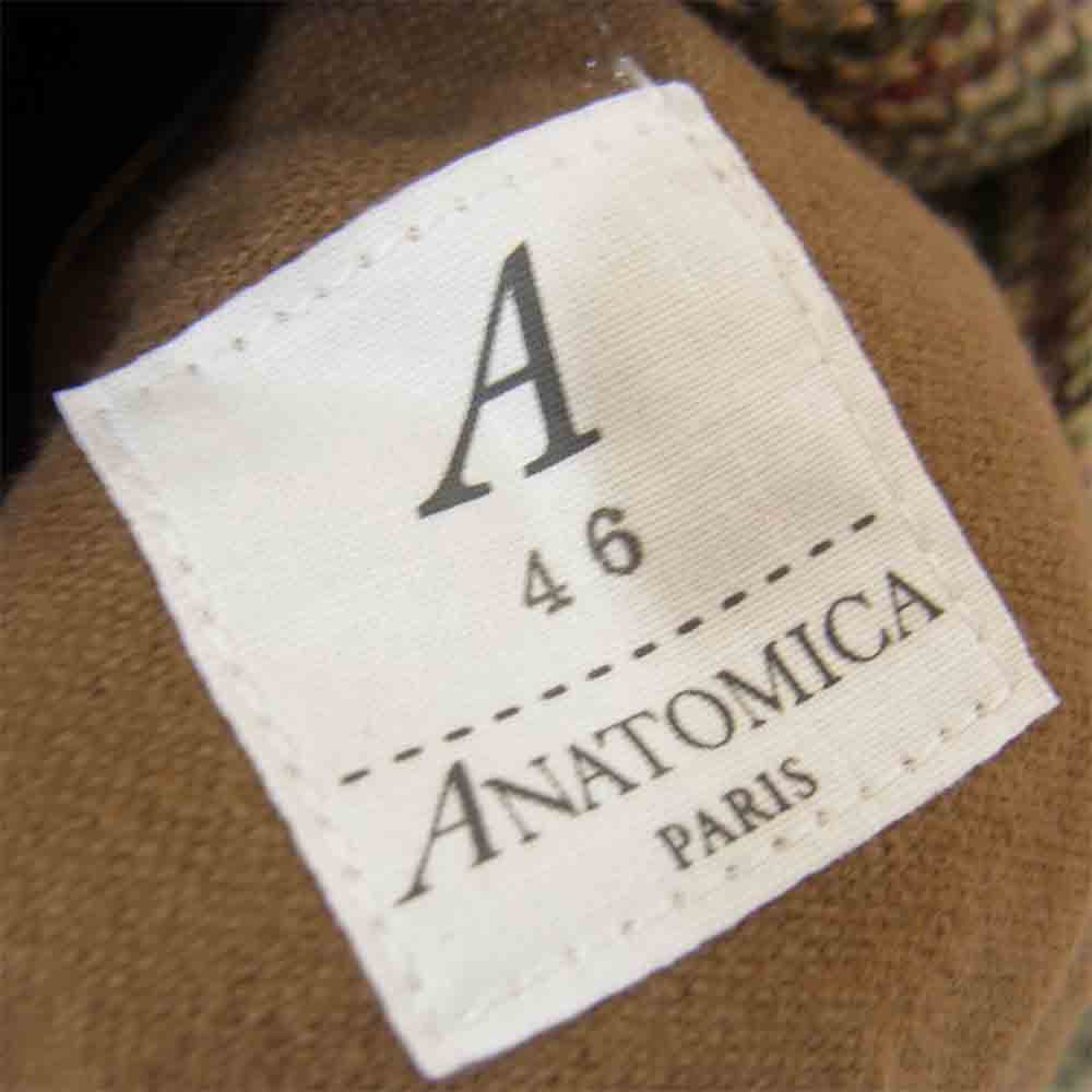 アナトミカ 20AW 530-552-02 SINGLE RAGLAN 2 S-P GABARDINE リバーシブル シングル ラグラン コート カーキ系 46【美品】【中古】