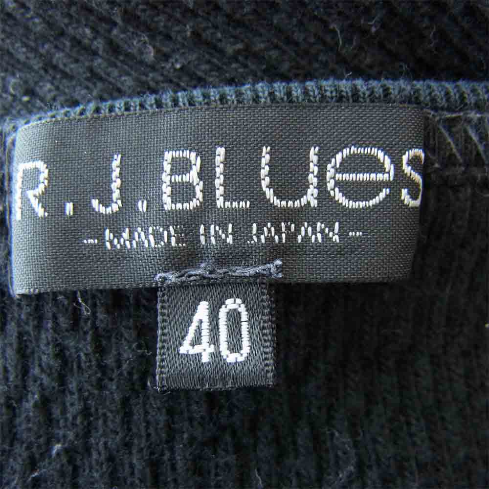 THE FLAT HEAD ザフラットヘッド RJB サーマル Vネック ロングスリーブ Tシャツ ロンT ネイビー系 40【中古】