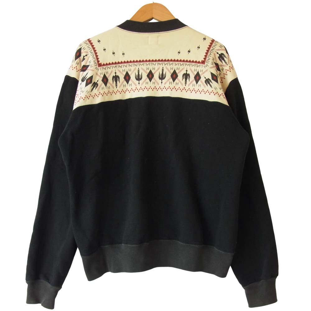 THE FLAT HEAD ザフラットヘッド 雪柄 フルジップ ブラック系 M【中古】