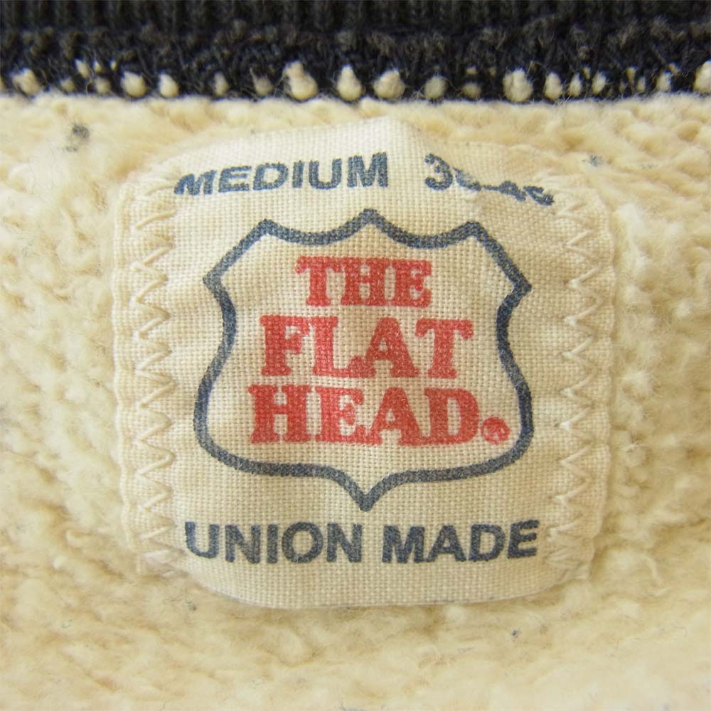 THE FLAT HEAD ザフラットヘッド 雪柄 フルジップ ブラック系 M【中古】