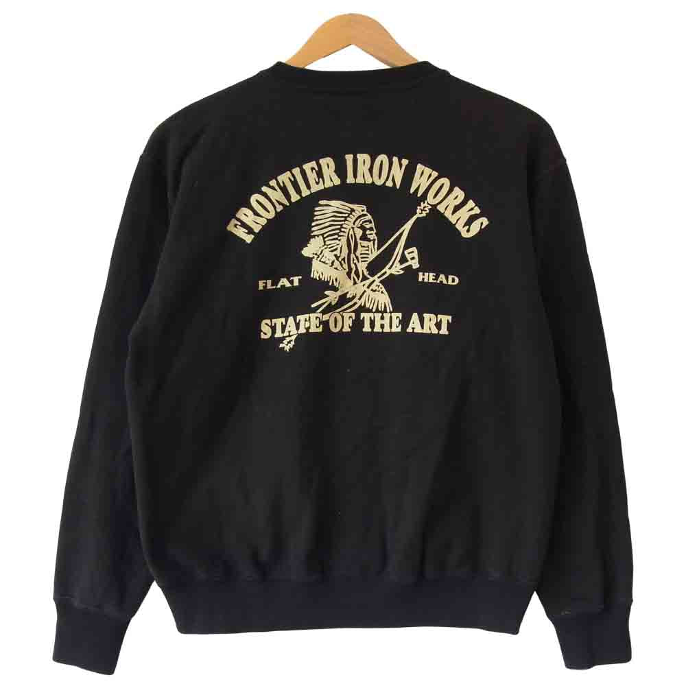 THE FLAT HEAD ザフラットヘッド GLORY PARK プリント フルジップ ブラック系 40【中古】